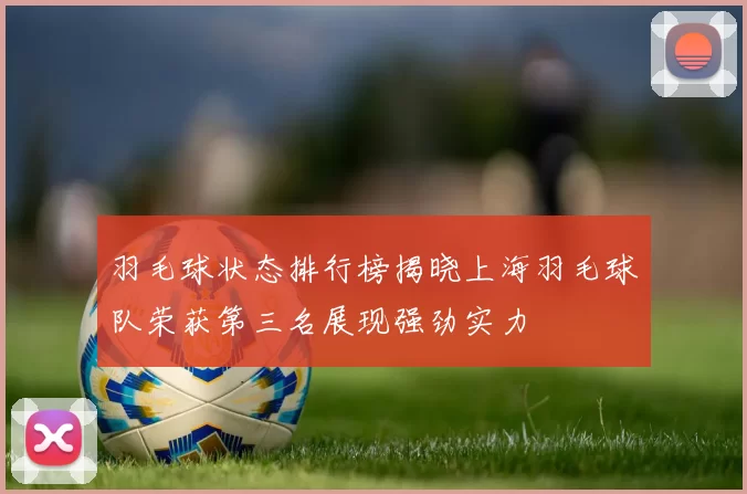 羽毛球状态排行榜揭晓上海羽毛球队荣获第三名展现强劲实力